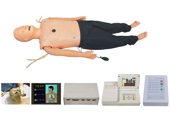 知能医学模型高级多功能急救训练模拟人（心肺复苏CPR、气管插管、除颤起搏四合一功能、嵌入式系统） BIX/ACLS800A