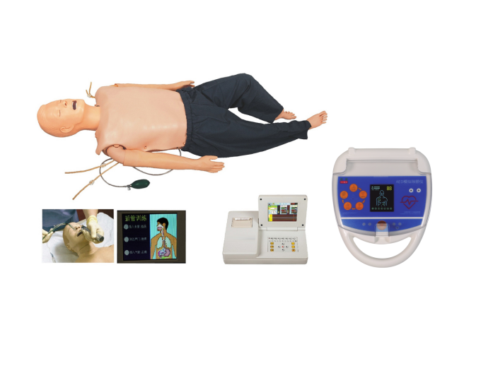 高级多功能急救训练模拟人（心肺复苏CPR、气管插管综合功能、AED除颤、基础护理）